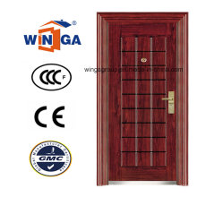 Iran Color Security Metal Exterior Steel Iron Door (W-S-119)